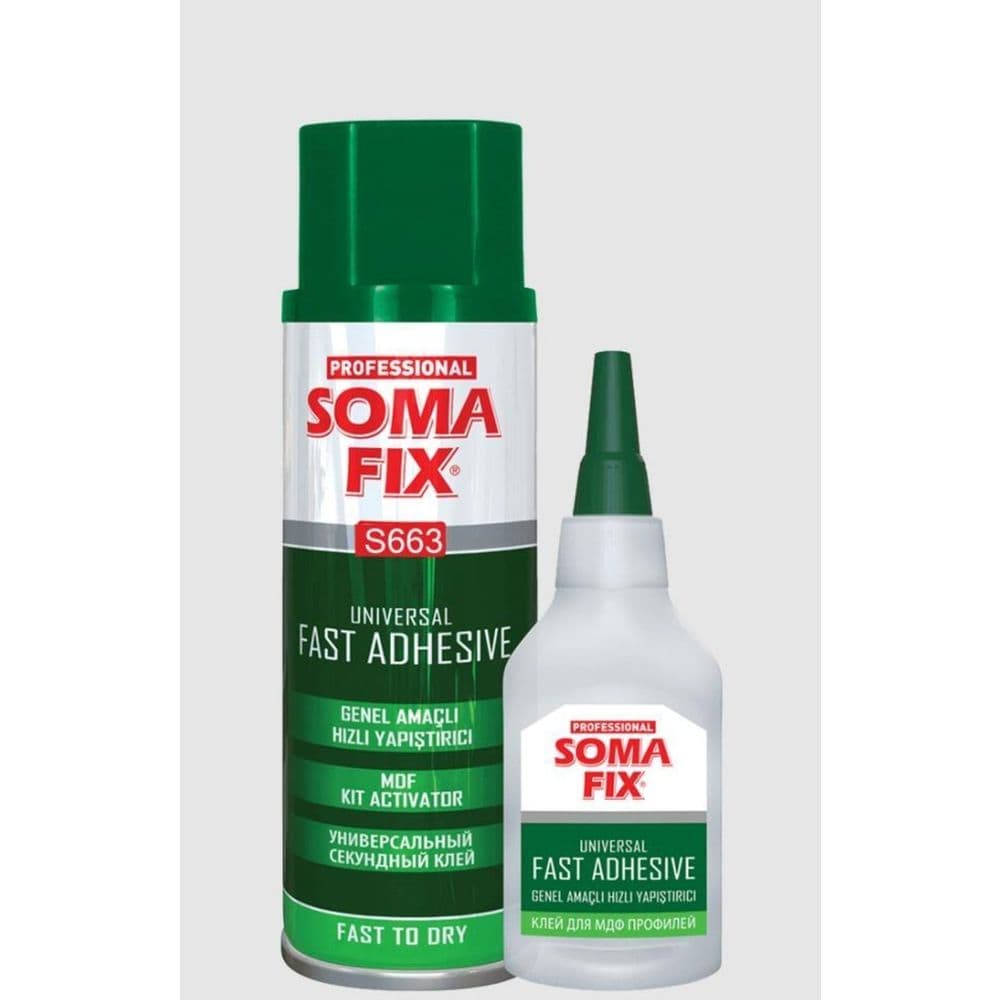 SOMAFİX 5663 200ML+50 GRAM MDF HIZLI YAPIŞTIRICI SET